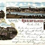 Gruss aus Rheinfelden - Litho