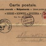 Gruss aus Fribourg - Litho