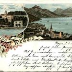 Gruss aus Weggis - Litho