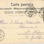 Gruss vom Gubel Menzingen - Litho