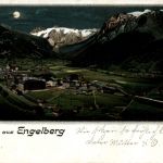 Gruss aus Engelberg - Litho