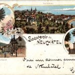 Souvenir de Neuchatel - Litho