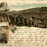 Souvenir de La Chaux de Fonds - Litho