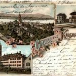 Gruss aus Küsnacht - Litho