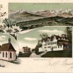 Gruss von St. Anton - Litho
