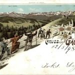 Gruss vom Gäbris- Litho