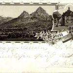 Gruss aus Schwyz - Litho
