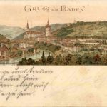 Gruss aus Baden - Litho