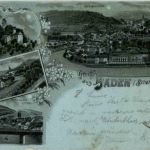 Gruss aus Baden - Litho