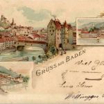 Gruss aus Baden - Litho