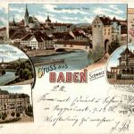 Gruss aus Baden - Litho