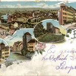 Gruss aus Brugg - Litho
