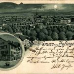 Gruss aus Zofingen - Litho