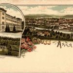 Gruss aus Aarau - Litho