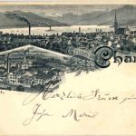 Gruss aus Cham - Litho