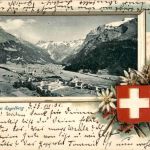 Gruss aus Engelberg - Prägekarte