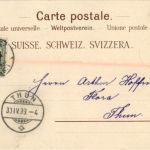 Gruss aus Lausanne - Litho