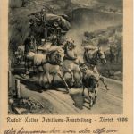 'Zürich - Rudolf Koller Ausstellung 1898 - Postkutsche