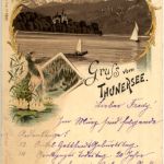 Gruss vom Thunersee - Litho