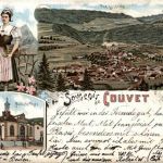 Souvenir de Couvet - Litho