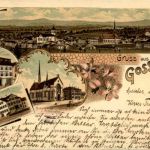 Gruss aus Gossau - Litho