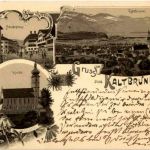 Gruss aus Kaltbrunn - Litho