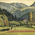 Vallee du Jura - Künstlerkarte E. Schlatter