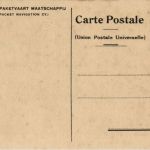 Dorp in den Preanger met Salak op den Achtergrond