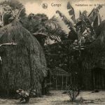Congo - Habitations sur le Haut congo