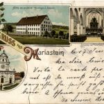 Gruss aus Mariastein - Litho