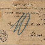Gruss aus Mariastein - Litho