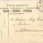 Basel - Litho - Prägekarte