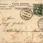 Gruss aus Basel - Prägekarte