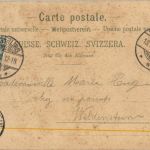 Gruss aus Einsiedeln - Litho