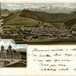 Gruss aus Einsiedeln - Litho