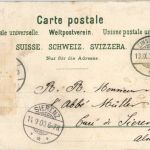 Gruss aus Einsiedeln - Litho