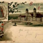 Gruss aus einsiedeln - Litho