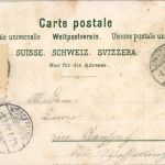 Gruss aus einsiedeln - Litho