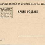 souvenir de Lac Leman - Litho