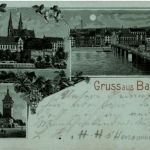 Gruss aus Basel - Litho