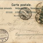 Gruss vom Uetliberg bei Zürich - Litho