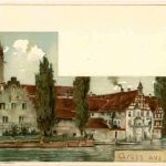 Gruss aus Stein am Rhein - Litho