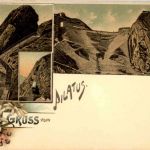 Gruss vom Pilatus - Litho