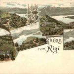 Gruss vom Rigi - Litho