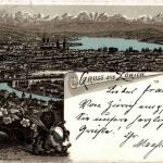 Gruss aus Zürich - Litho 1896