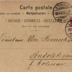 Gruss aus Zürich - Litho 1896