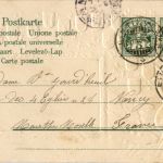 Einsiedeln - Prägekarte