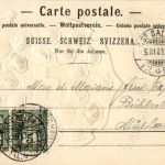 Gruss aus dem Schweizerlande - Prägekarte