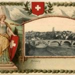 Fribourg - Prägelitho