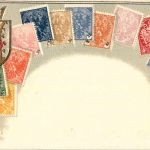 Briefmarken - stamps - Prägekarte